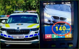 Un BMW cu 140 km/h pe o stradă din Chișinău: tânărul șofer riscă să rămână fără permis